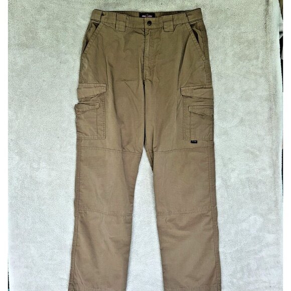 Tru Spec Cargo Pants 36" x 32" Beige Series Tactical Mens Ripstop Fabric - Picture 1 of 10